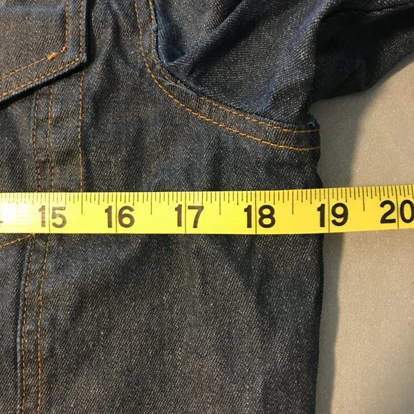 Newport News Jeanology Collection Girl's 10 Blue Button Up Denim Jean Jacket - Picture 3 of 12